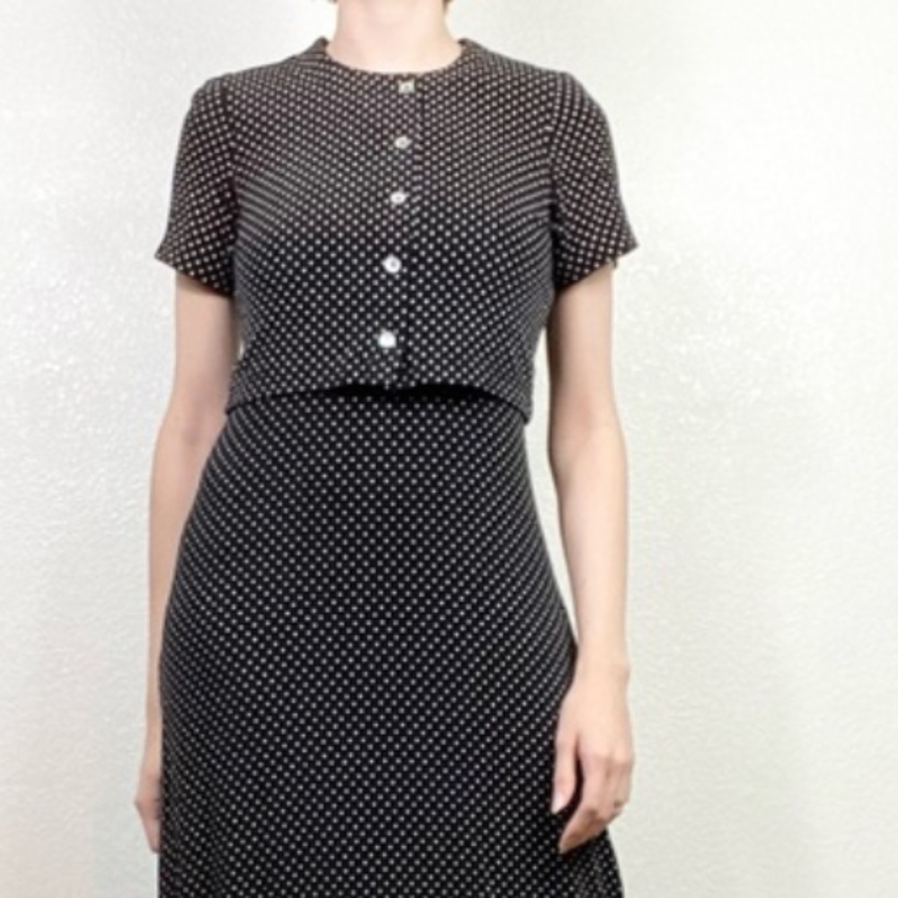 NWT Ronni Nicole Polka Dot Two Set Dress